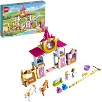 [Có sẵn, hàng chính hãng] Đồ chơi LEGO Disney Chuồng ngựa của công chúa Belle and Rapunzel mã 43195