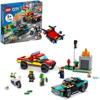 [Có sẵn, hàng chính hãng] Đồ chơi LEGO City xe cảnh sát và cứu hỏa - Fire Rescue & Police Chase mã  60319