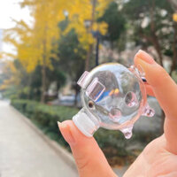 [CÓ SẴN HCM ] Ống heo tiết kiệm bằng thủy tinh trong suốt đựng bi vàng,kim cương - heo thuỷ tinh mini siêu nhỏ chỉ 5cm