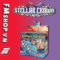 (CÓ SẴN) HỘP CARD TCG POKEMON SV07 STELLAR CROWN BOOSTER BOX BẢN ENG