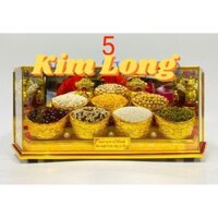 CÓ SẴN Hộp ngũ cốc phong thủy 5 loại đậu -Ngũ cốc may mắn -Phúc sinh Tài Đức -Mã đáo thành công size 35cm 27cm 20cm 16cm