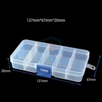 [Có sẵn] [{Hộp Nhựa Nhiều Ngăn Mini Hộp Đựng Trang Sức Hộp Đựng Thuốc 10 15 24 Ngăn}]