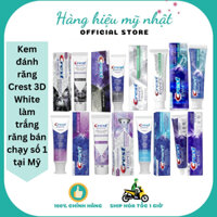 [CÓ SẴN] KEM CREST 3D WHITE 116G TUÝP LỚN TRẮNG RĂNG VƯỢT TRỘI HÀNG NHẬP TMALL