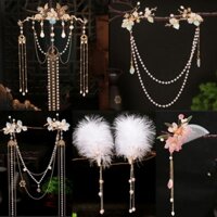 [CÓ SẴN] Kẹp tóc, trâm cài trang sức phụ kiện chụp ảnh cổ trang, hán phục sườn xám Trung Quốc, trâm cài tóc chụp ảnh