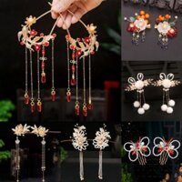 [CÓ SẴN] Kẹp tóc trang sức phụ kiện cài tóc chụp ảnh cổ trang, hán phục sườn xám Trung Quốc, trâm cài tóc chụp ảnh