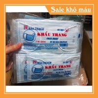 (có sẵn) Khẩu trang y tế 3 lớp Bảo Thạch tiệt trùng từng cái, túi 50 chiếc