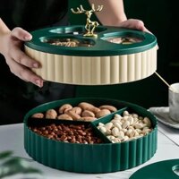 [CÓ SẴN] Khay Mứt Nai Sừng Tấm 2 Tầng