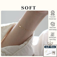 [Có Sẵn] Lắc Tay Xích Bạc S925 Mạ Vàng Sang Trọng-SOFT