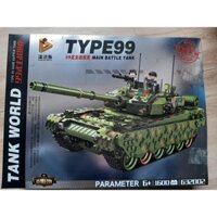 (CÓ SẴN) Lắp ráp mô hình Xe Tank World TYPE 99 MAIN BATTLE TANKS Panlos 632002
