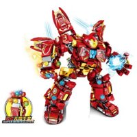 (CÓ SẴN) Lắp ráp super heroes steel mecha super infinitegloves 76038 Robot Anh hùng quân sự Mecha Man MK48