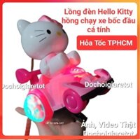 (Có Sẵn) Lồng đèn mèo Hello Kitty chạy xe đua bốc đầu năng động cho bé gái