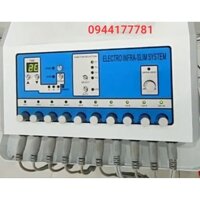 (CÓ SẴN) máy điện xung trung tần 10 cổng kèm nhiệt cao cấp