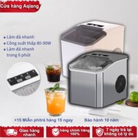 (Có Sẵn)  Máy làm đá mini công suất lớn hoàntoàn tự động 15kg đá Tạo Đá Siêu Tốc Trong 6 - 8 Phút BH 36Tháng
