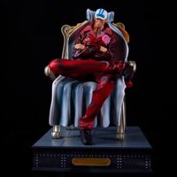 ((Có sẵn Miễn phí vận chuyển) Hàng hóa Anime Đồ trang trí hình phong cách chất lượng cao GK Tư thế ngồi chiến tranh hàng đầu Hải quân Ba tướng Akainu Aokiji Kiji Tượng mô hình lớn Tượng chơi Khung máy tính để bàn Hộp màu mới Quà tặng sinh nhật