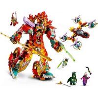 [CÓ SẴN - NEW] ĐỒ CHƠI LẮP RÁP 80057 Nezha’s Ring of Fire Mech - HỘP ĐẸP