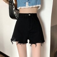 Có Sẵn Quần Short denim Mỏng Lưng Cao Dáng Chữ a Ống Rộng Cho Nữ quần đùi nữ NZ-DK-18