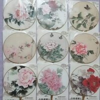 (CÓ SẴN) Quạt tròn cổ trang