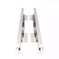 [CÓ SẴN] Ray Âm 3 Tầng Giảm Chấn Inox, ray kéo ngăn tủ, hộc tiền, tủ bếp, tủ quần áo, tủ đầu giường