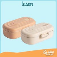 (CÓ SẴN - salee) Hộp cơm inox 304, cà men đựng cơm Lason mot tầng hai ngăn pastel TMDT-HC00mothaihai