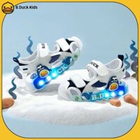 [Có Sẵn] Sandal Nhấp Nháy Đèn [Bduck Chính Hãng Đủ Size] Cho Bé Trai Và Bé Gái,Chống Trượt,Đế Mềm,Họa Tiết Vịt Siêu Xinh