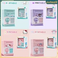 ⚡CÓ SẴN⚡ Sanrio Anime Kawaii Piggy Bank Kuromi My Melody Cinnamoroll Đồ Chơi Heo đất Dễ Thương Cho Trẻ Em Quà Tặng Sinh Nhật