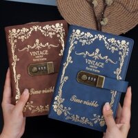 [CÓ SẴN] SỔ TAY, NHẬT KÝ VINTAGE CÓ KHÓA MẬT KHẨU
