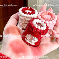 (Có sẵn) Son kem lì Flower Knows Strawberry Cupid - Son Hoa Biết Dâu Cupid, Son Bánh Kem 5ml