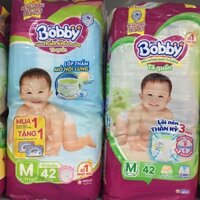 [Có sẵn] Tã-Bỉm quần Bobby size M42, M42+6, 42 miếng - mới(cho trẻ 6-11kg)