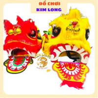 [Có sẵn] TẶNG PIN ĐỒ CHƠI ĐẦU LÂN SƯ TỬ KÈM ĐUÔI LÂN CHO BÉ CÓ LÔNG MẮT CÓ ĐÈN LED NHẤP NHÁY CHO BÉ CHƠI TRUNG THU TẾT (