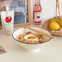 [CÓ SẴN] TÔ MÌ RAMEN ĐƠN GIẢN VIỀN ĐEN - PHONG CÁCH HÀN QUỐC NHẬT BẢN