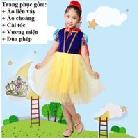 (Có Sẵn) Trang Phục Hóa Trang Bạch Tuyết Và Bảy Chú Lùn Trong Truyện Cổ Tích Disney Dành Cho Trẻ Em Và Người Lớn