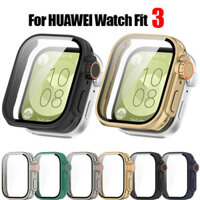 (Có sẵn) Vỏ đồng hồ PC cứng cho HUAWEI Watch Fit3 với tấm bảo vệ màn hình phim kính cường lực