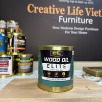 (Có sẵn) Wood Oil 500g - 800g - Dầu lau màu cho gỗ Creative Life Vietnam - mã 9xx