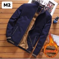 (Có sẵn)Áo khoác nam kaki lót lông - Hàng mới về