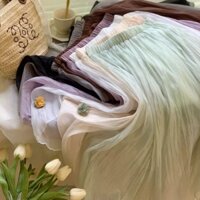 (CÓ SẴN)CHÂN VÁY MIDI DÁNG DÀI XÒE NÀNG THƠ VINTAGE BẢNG MÀU SIÊU XINH