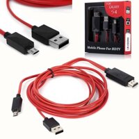 (CÓ SHIP HỎA TỐC) CÁP MHL KẾT NỐI ĐIỆN THOẠI VỚI TIVI CHO ĐIỆN THOẠI ANDROID HDMI MHL 5 PIN
