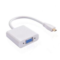 [CÓ SHIP HỎA TỐC] DÂY CÁP CHUYỂN MICRO HDMI RA VGA ADAPTER TỪ MÁY TÍNH, LAPTOP RA TIVI, MÀN HÌNH