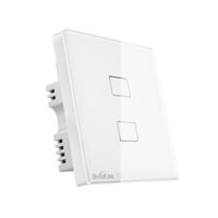 (CÓ SHIP HỎA TỐC) [HÀNG CHÍNH HÃNG] CÔNG TẮC CẢM ỨNG BROADLINK TC2 2 NÚT VUÔNG