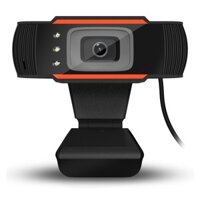(CÓ SHIP HỎA TỐC) WEBCAM CAO CẤP A870 C3 3 ĐÈN LED - TỰ ĐỘNG LẤY NÉT, HỖ TRỢ ĐIỀU KIỆN THIẾU SÁNG