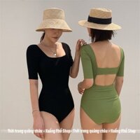 (Có SIZE LỚN) Đồ bơi kín đáo, Bikini liền thân 1 mảnh sang trọng #9919- XUỐNG PHỐ SHOP