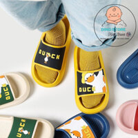 [Có size người lớn] Dép cho bé Cheerful Mario M02- Dino Store, dép lê cho bé trai bé gái, chống trơn trượt siêu nhẹ
