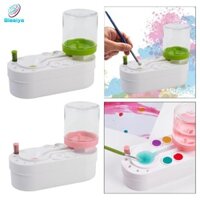 Cọ Sơn Bụi Rửa Cốc Chạy Nước Với Bàn Chải Giá Đỡ Bàn Chải Cho Sơn Gốc Nước Nghệ Sĩ Cọ Trang Điểm