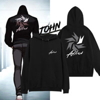 [Có szie từ 29kg -89kg] Áo hooide Park Hyung Seok Allied Lookism Webtoon hai màu basic trắng đen, nam nữ mặc đẹp