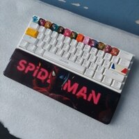 (có tặng keycap) Kê tay bàn phím siêu bền dán decal người nhện