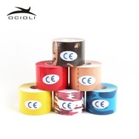 Cơ Tập B @ E 6 Miếng 5 Cm * 5 M Kinesiology Băng Chơi Thể Thao Dán Kinesioe CuộN Cotton thun Băng Đô Chủng Chấn Thương Hỗ Trợ