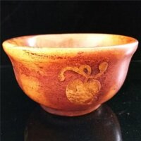 Cổ Tạp Chí Bộ Sưu Tập Retro Đau Khổ Ngọc Thủ Công Ngọc Trắng Càn Long Năm Họa Tiết Nổi Bát Ngọc Đồ Trang Trí 3-10-11