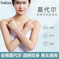 Cổ Tay Hình Xăm Bao Tay Dây Đeo Tay Nữ Mỏng Che Sẹo Bao Băng Lụa Tay Chống Nắng Da Tông Màu Cánh Tay Bao Tai