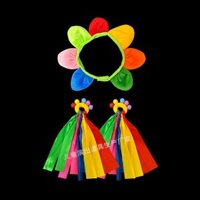 Cổ Tay Ruy Băng Lục Lạc Mẫu Giáo Thiết Bị Ánh Sáng Tập Thể Dục Buổi Sáng Trò Chơi Đạo Cụ Độ Đàn Hồi Cao Ngày 6 Hoa Khiêu Vũ Đạo Cụ ruiqiao.my20250311