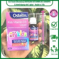 Có Tem Chemist] OSTELIN VITAMIN D3 DROPS 2.4ml dạng nhỏ giọt - Xuất xứ Úc