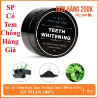[CÓ TEM] CHÍNH HÃNG Than hoạt tính trắng răng TEETH WHITENING - Bột than hoạt tính đánh răng  bằng than tre